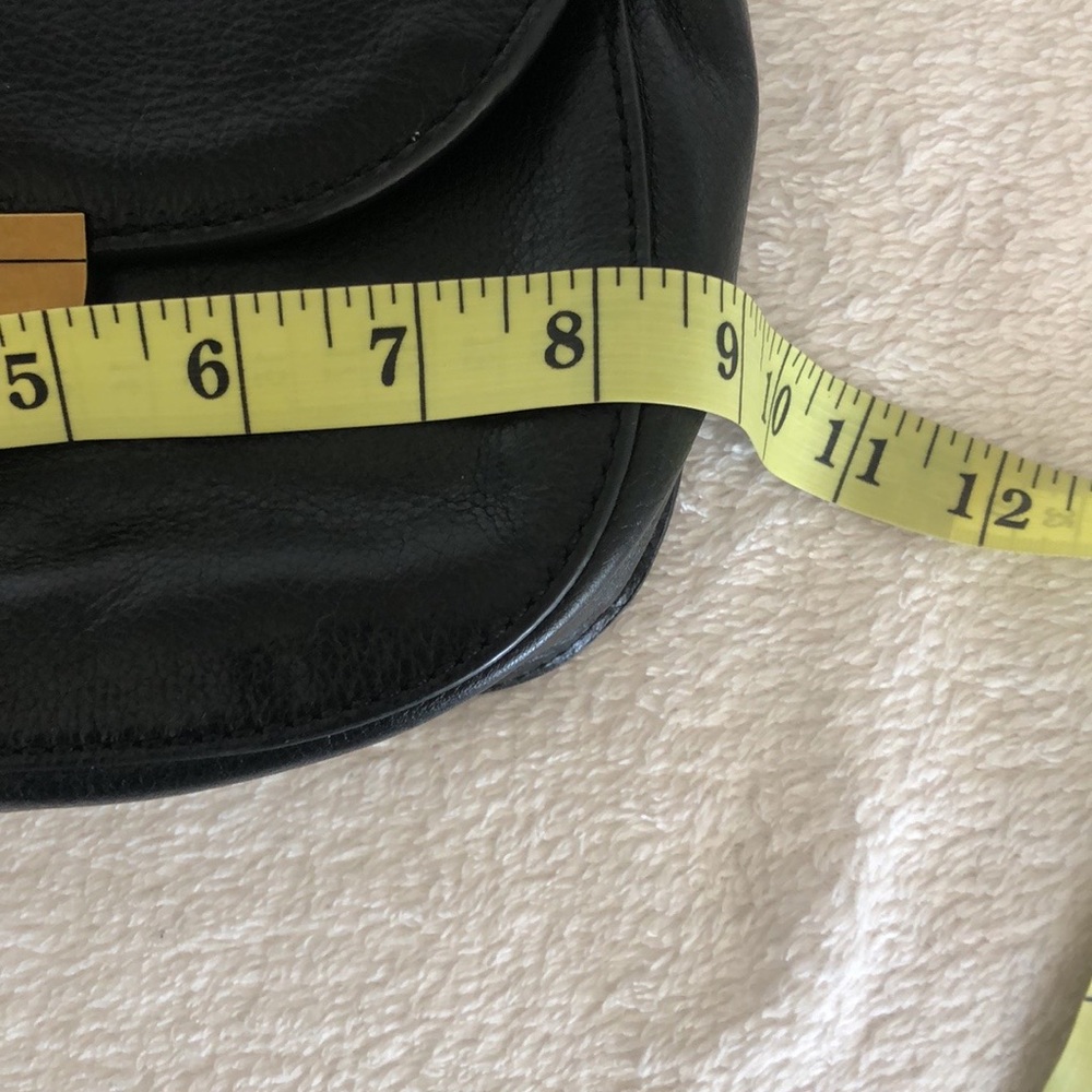 Fossil black leather crossbody - Picture 9 of 10
